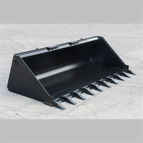 rent skid steer with bucket with teeth|bucket attachment for skid steer.